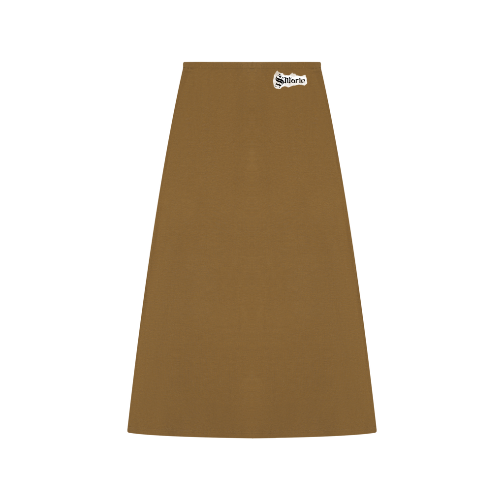 Women's Solid Color Knit Maxi Skirt
