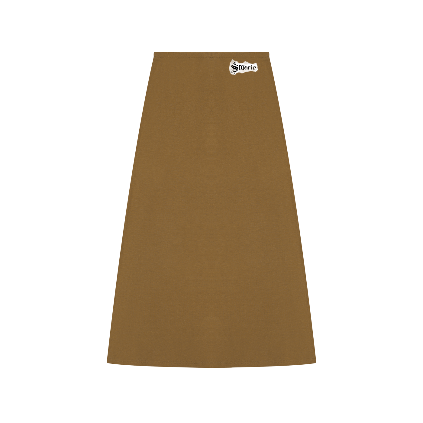 Women's Solid Color Knit Maxi Skirt