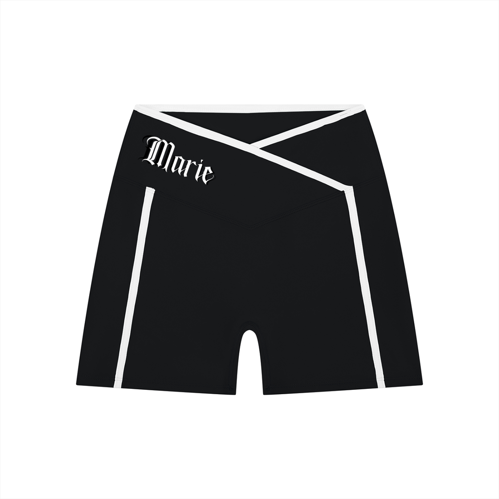 Women’s High Rise Color Block Yoga Shorts