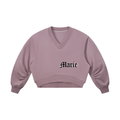 Women’s Crop V-Neck Sweatshirt