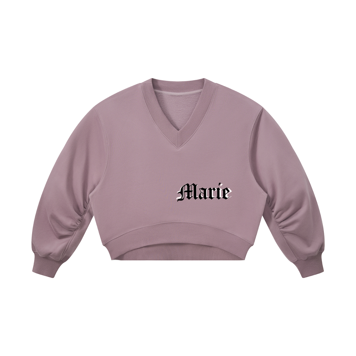 Women’s Crop V-Neck Sweatshirt