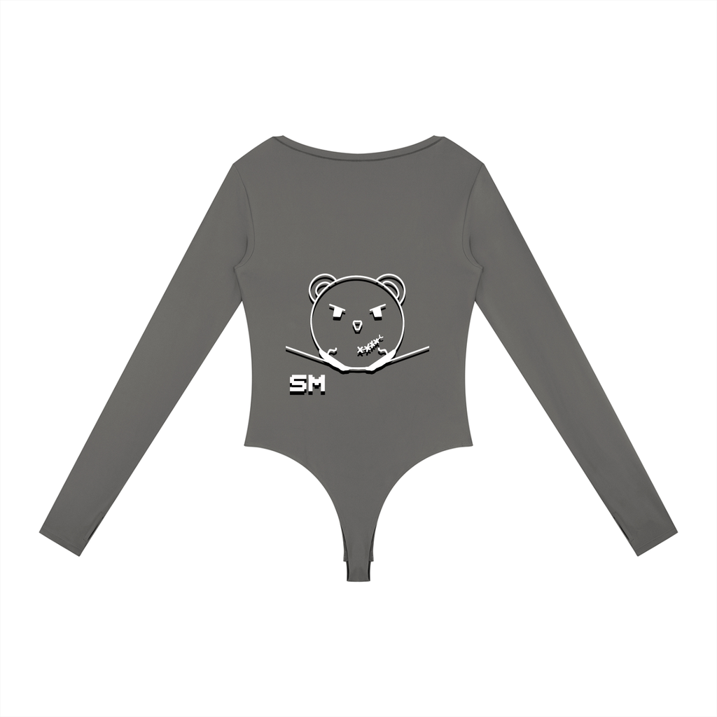 Women's Tight Long Sleeve Yoga Bodysuit