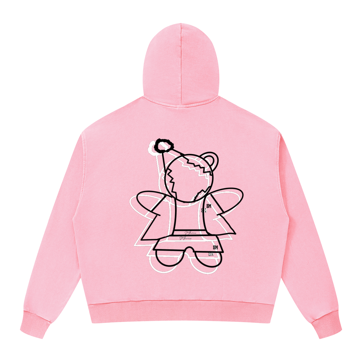 Unisex Mineral Wash Boxy Full Zip Hoodie