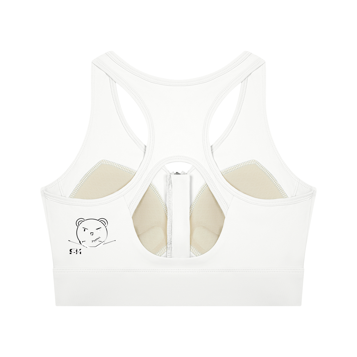 Women’s Cropped Zip Yoga Sports Bra