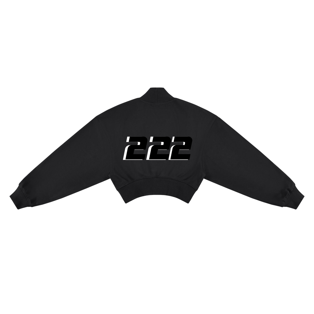 Women's Crop Mock Neck Sweatshirt