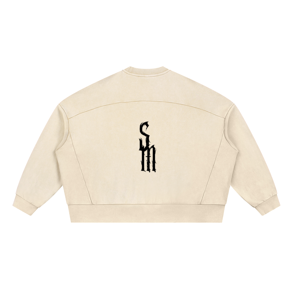 Unisex Mineral Wash Boxy Sweatshirt