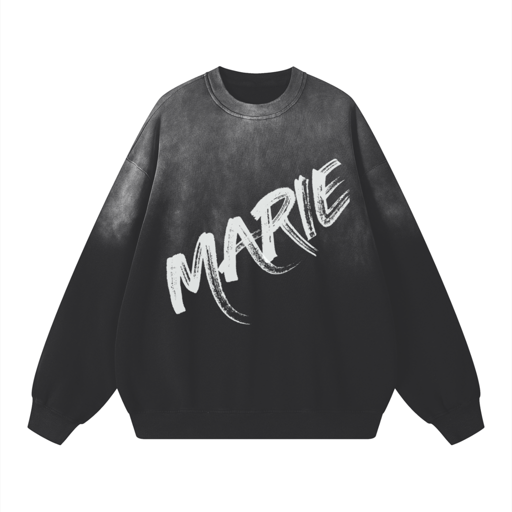 Sunfade Drop-Shoulder Cotton Sweatshirt