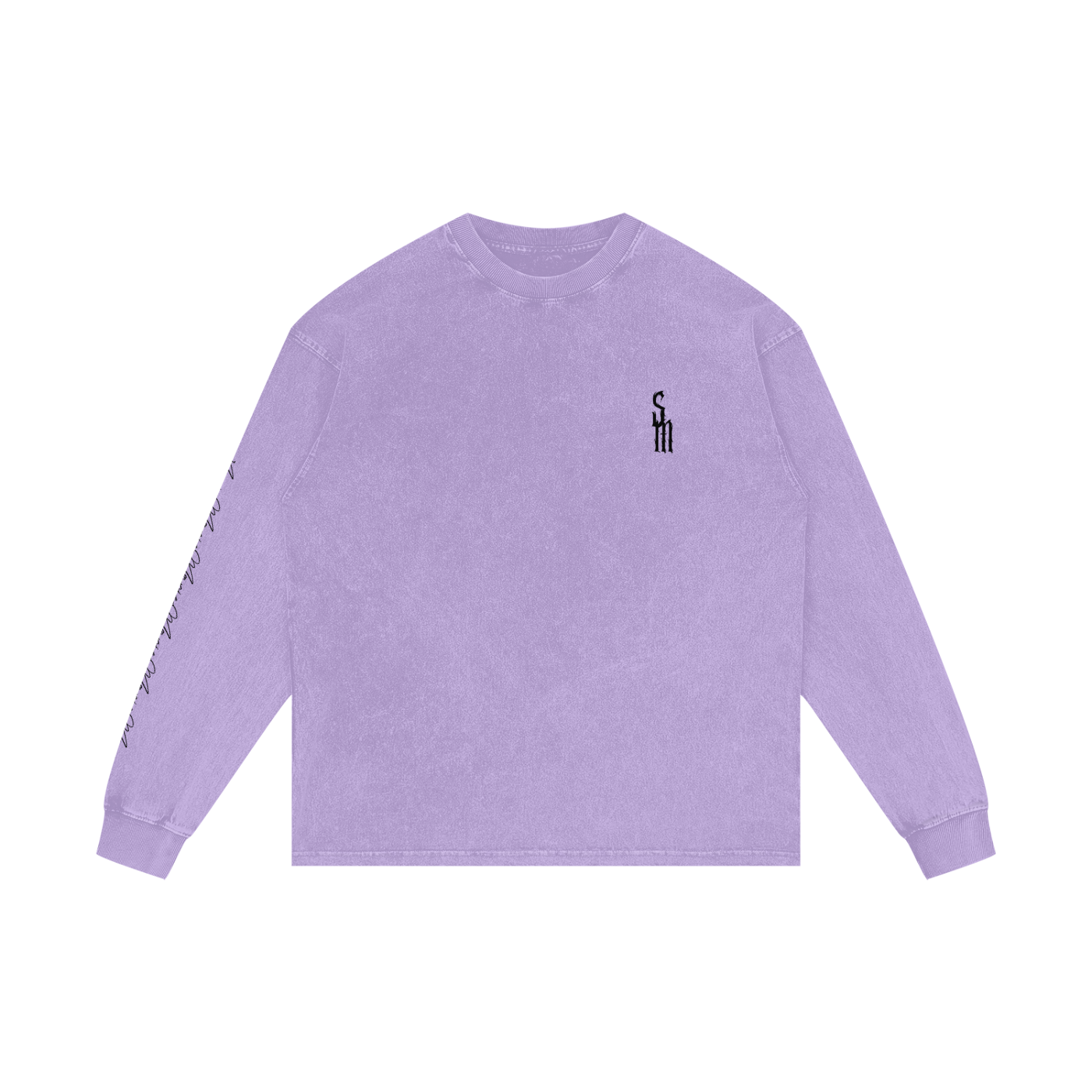 Acid Wash Oversize Long Sleeve T-Shirt
