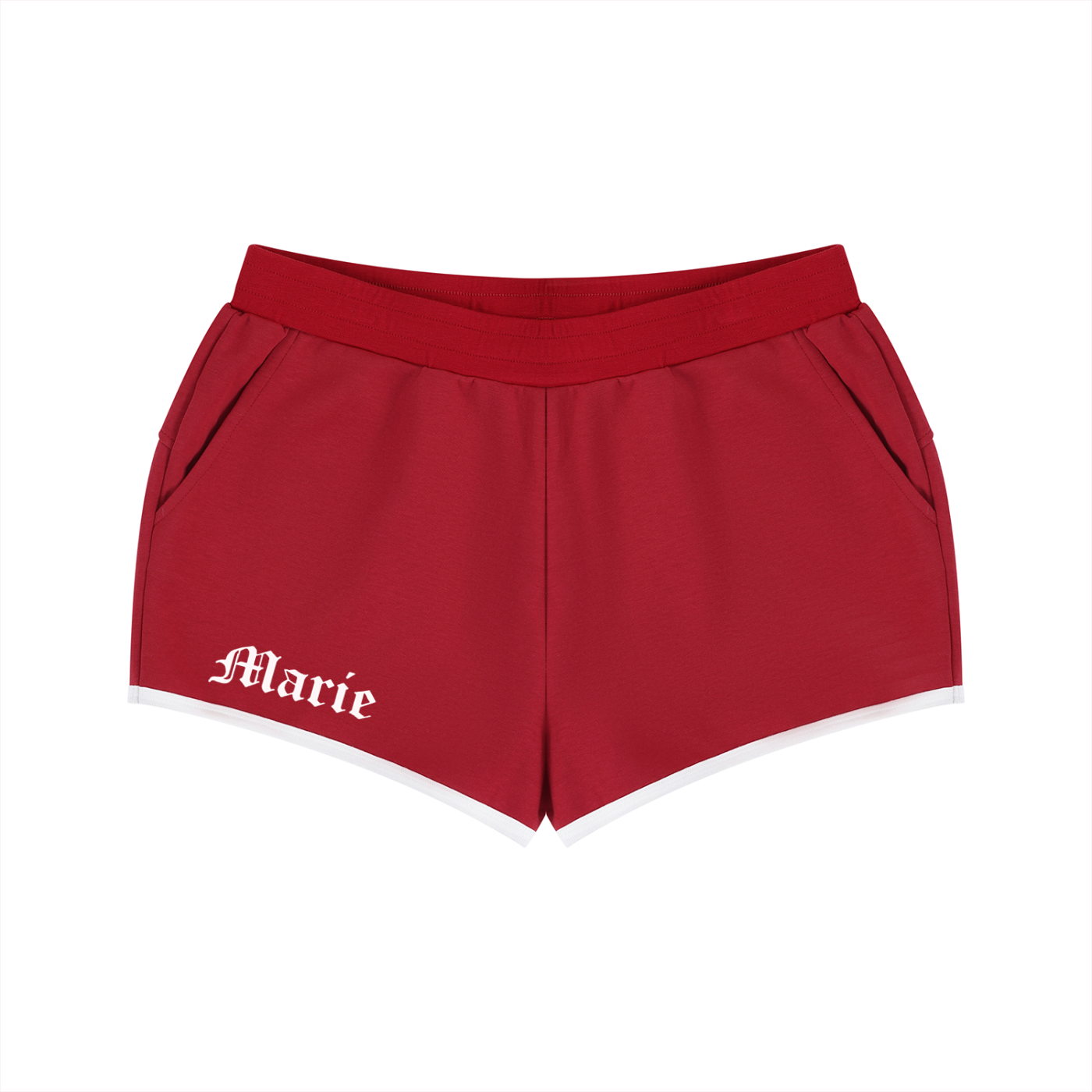 Women's Retro Contrast Binding Shorts