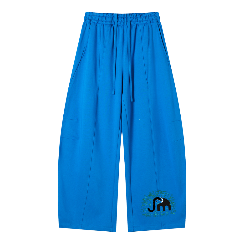 Heavyweight Wide Leg Panel Sweatpants