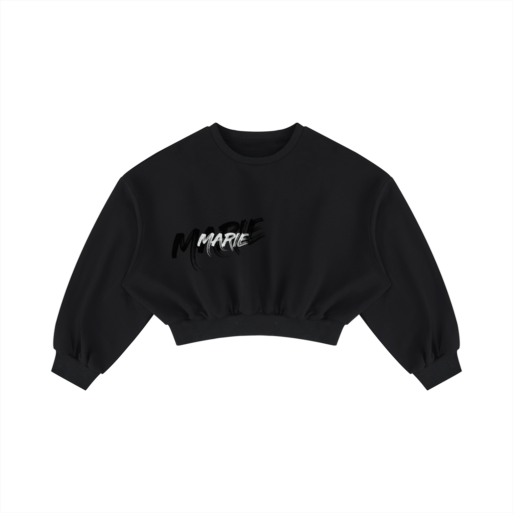 Women's Boxy Cropped Crewneck Sweatshirt
