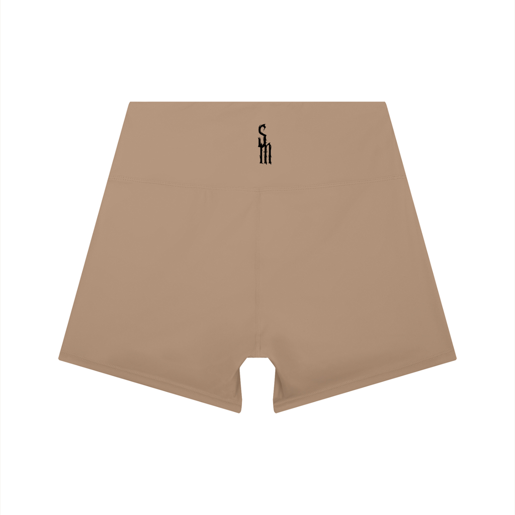 Women’s High-Waist Color Block Yoga Shorts