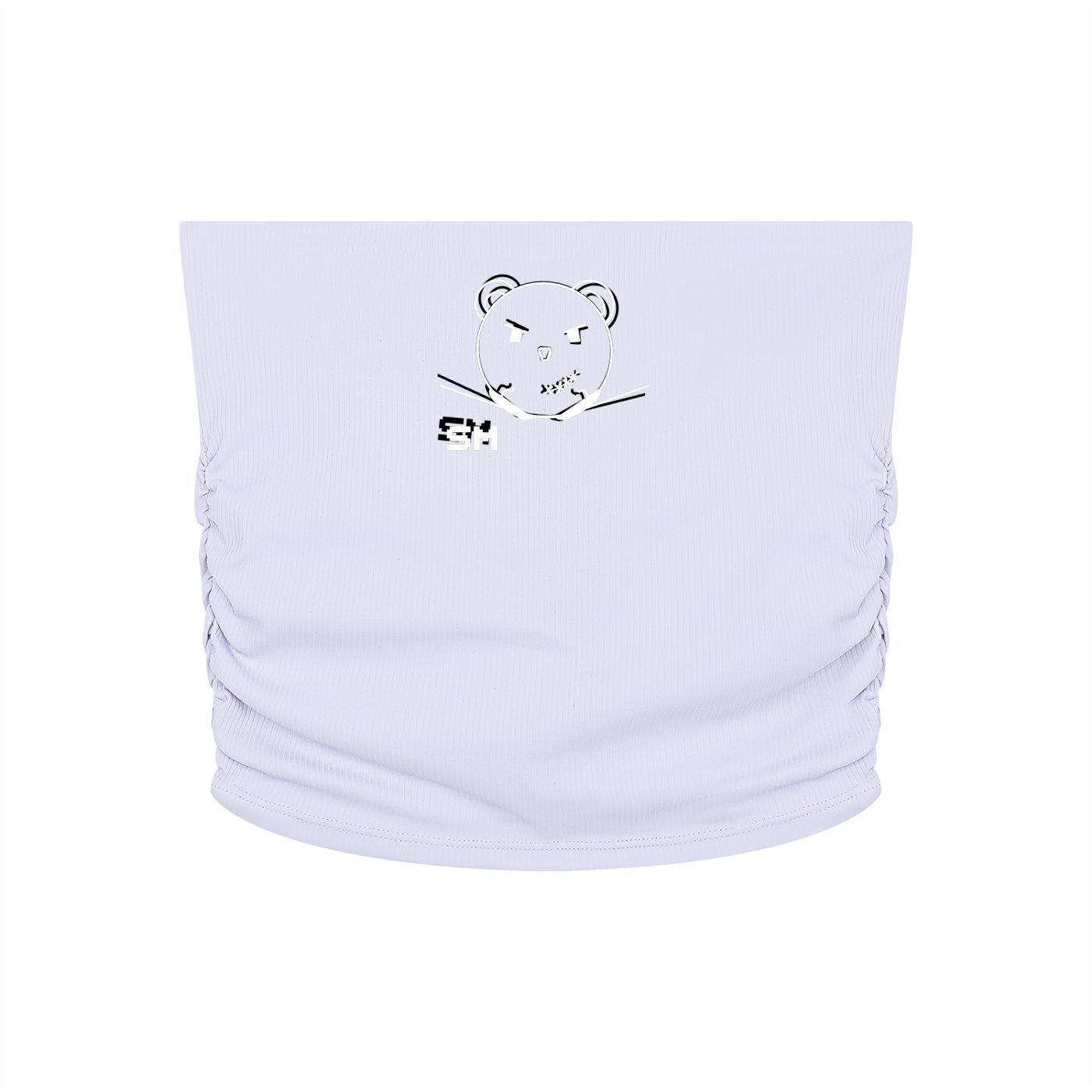 Women’s Ruched Cropped Yoga Tube Top