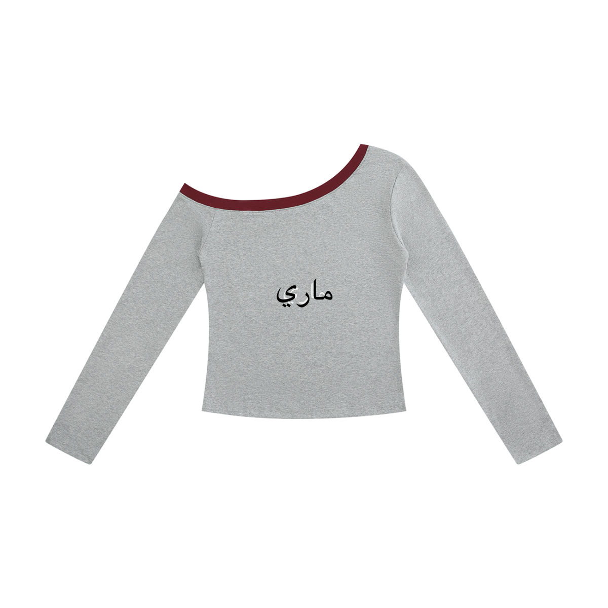 Women’s Color Block Off-the-Shoulder T-Shirt