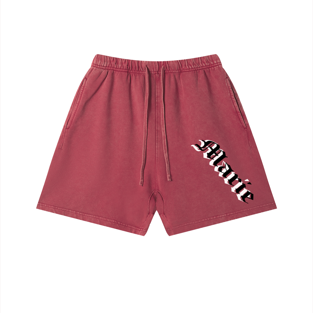 Unisex Vintage Wash Cotton Shorts