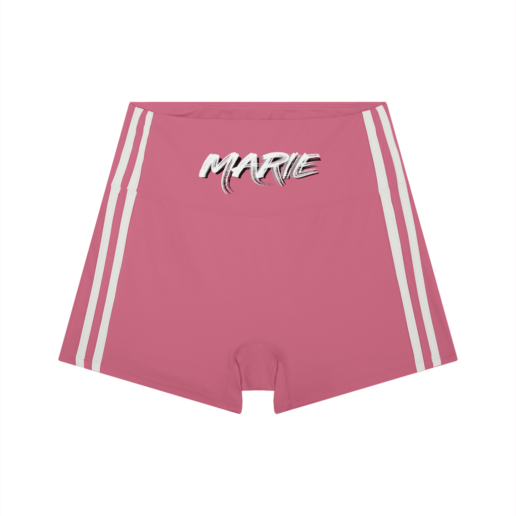 Women’s High-Waist Color Block Yoga Shorts