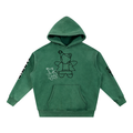 Snow Wash Fleece Oversize Hoodie
