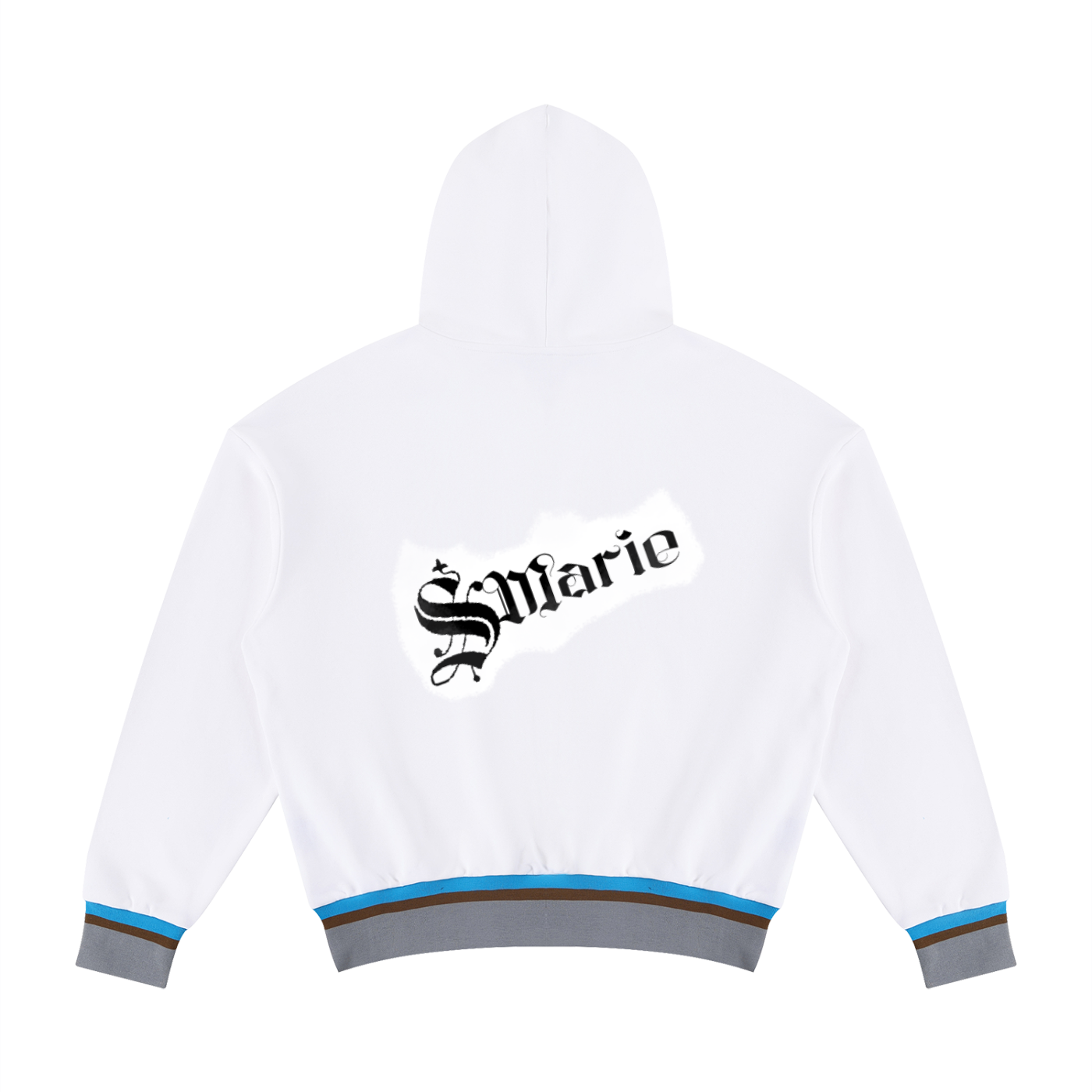 Unisex Oversized Color Block Boxy Hoodie