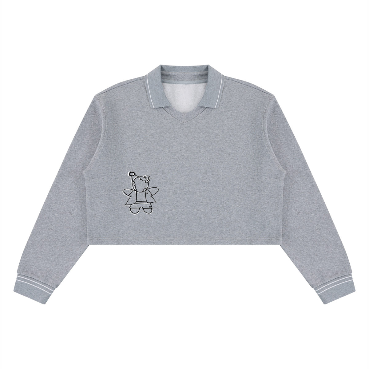 Women’s Crop Collared Sweatshirt
