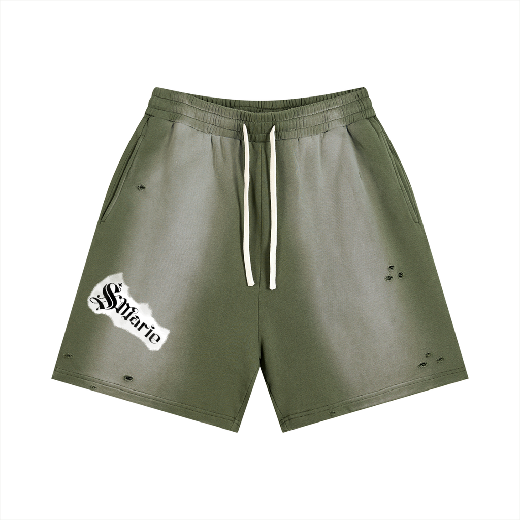 Sun Fade Distressed Shorts