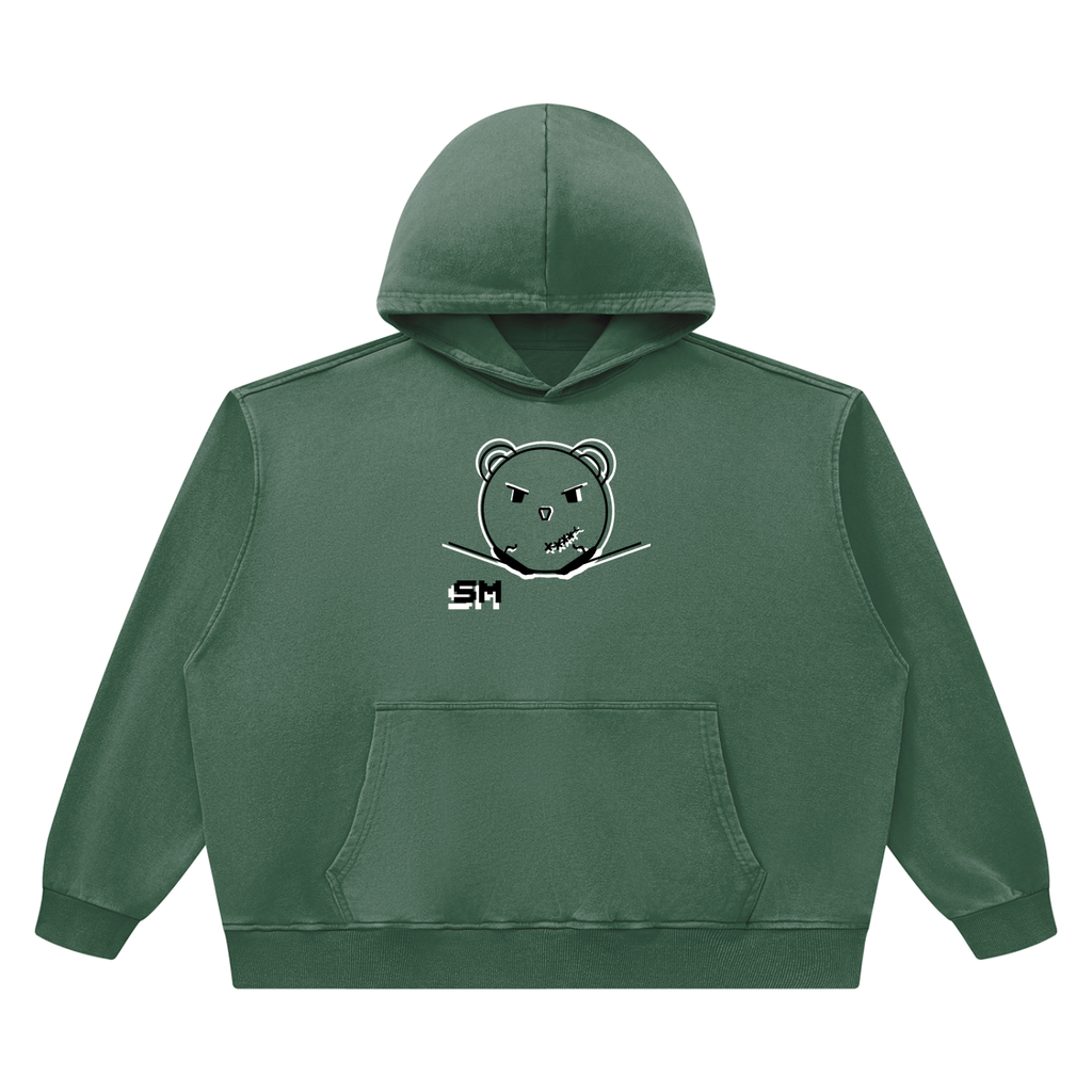 Unisex Heavyweight Vintage Wash Boxy Hoodie
