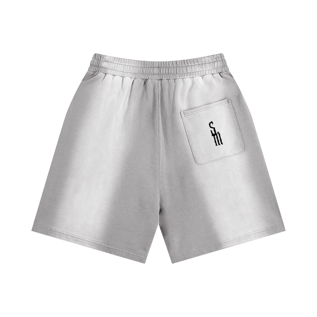 Sun Fade Distressed Shorts
