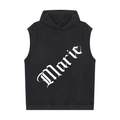 Snow Washed Sleeveless Hoodie