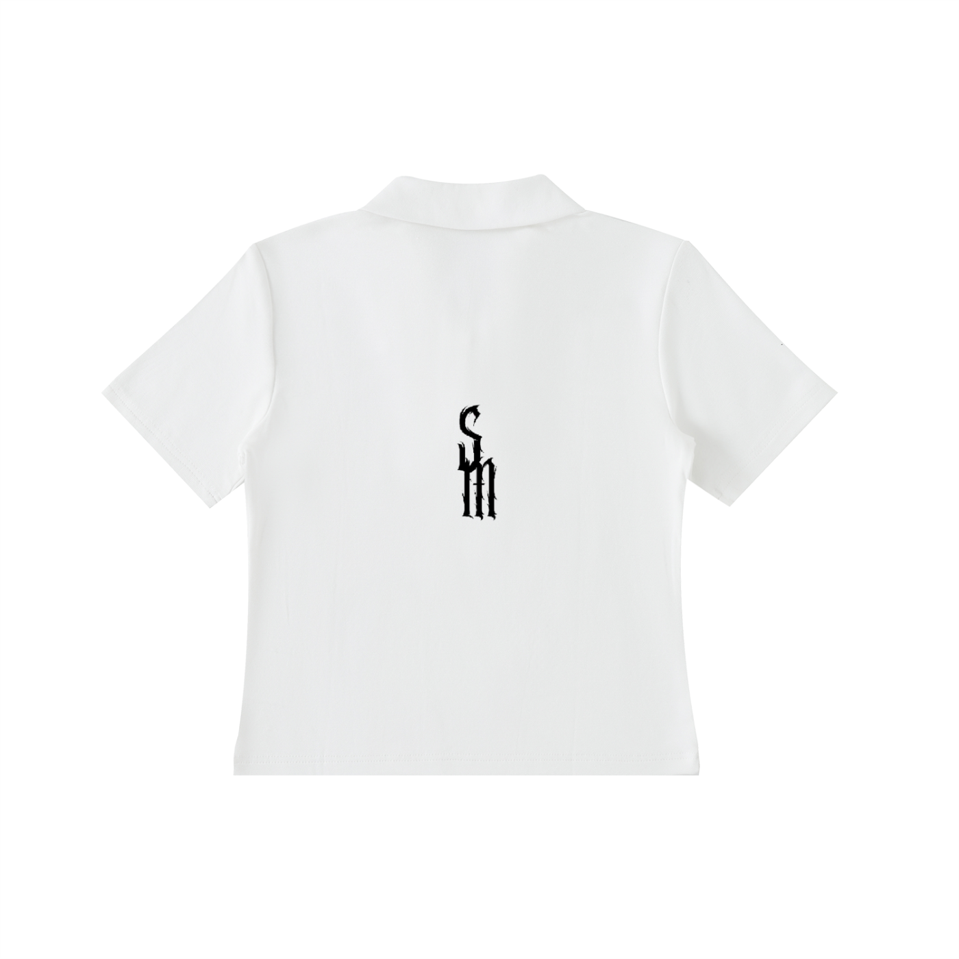 Bodycon Short Sleeve Polo Shirt