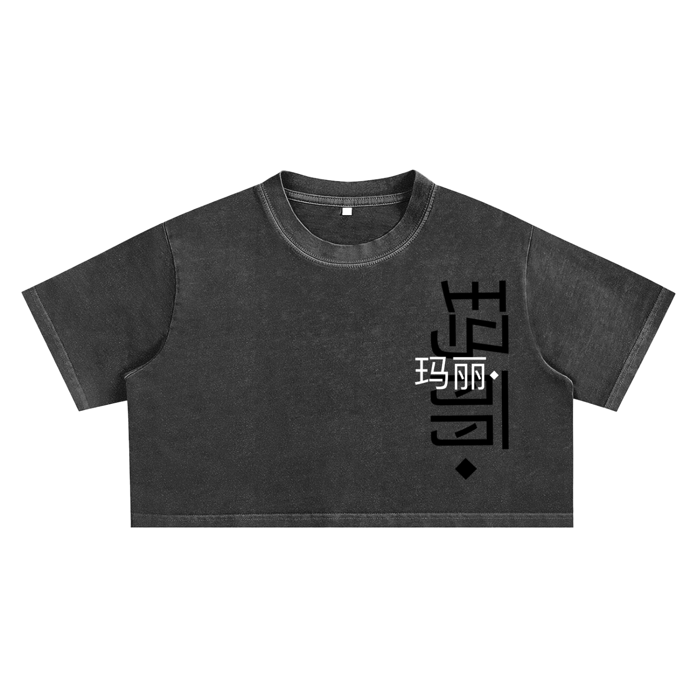Snow Washed Crop Top