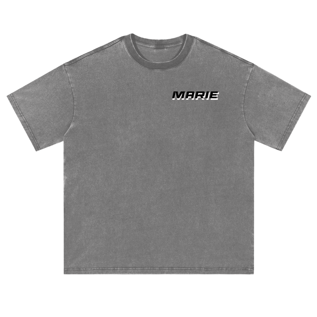 Vintage Washed Loose Fluffy T-Shirt