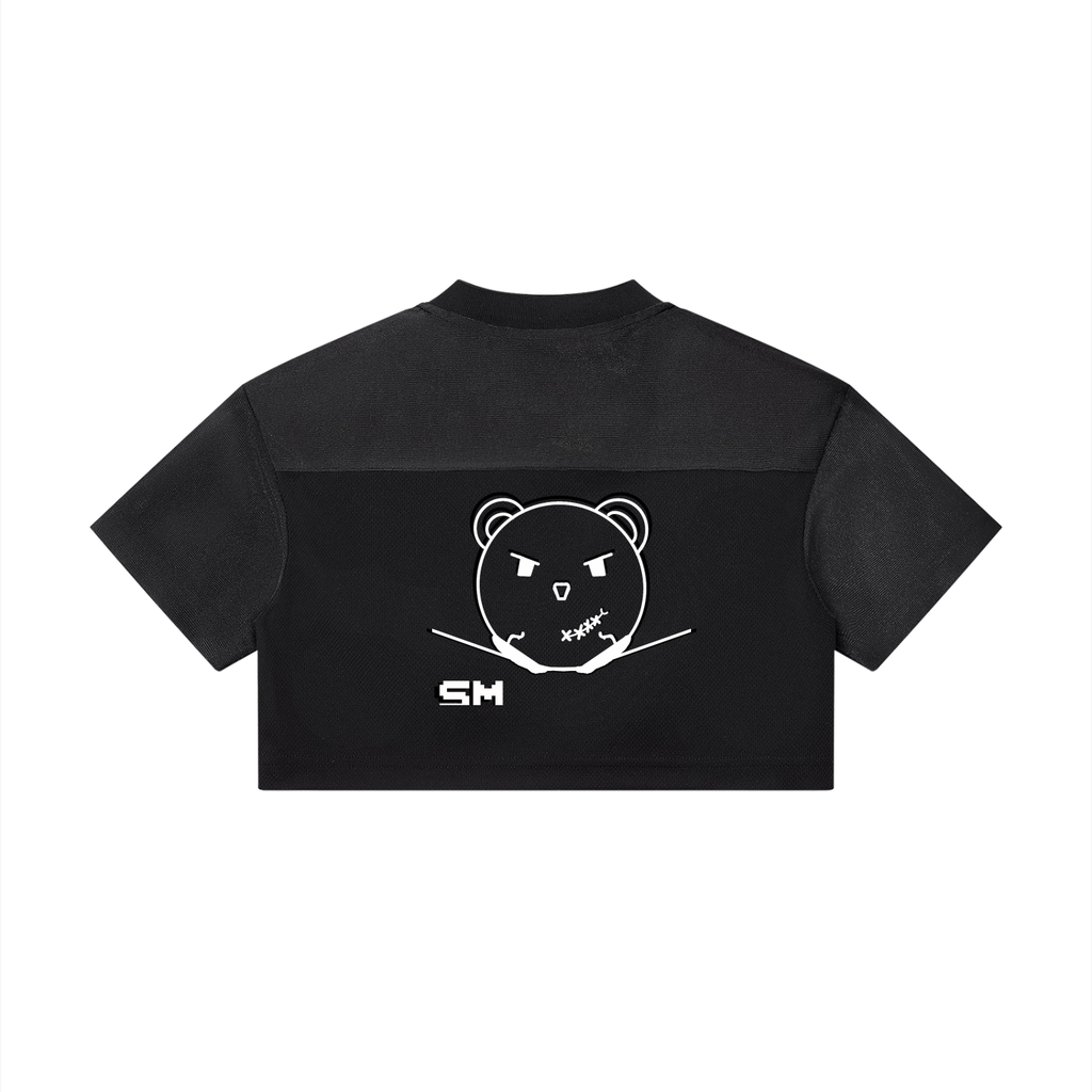 Women’s Cropped Paneled V-Neck Jersey