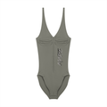 Women’s Full-Zip Ruched Bodysuit