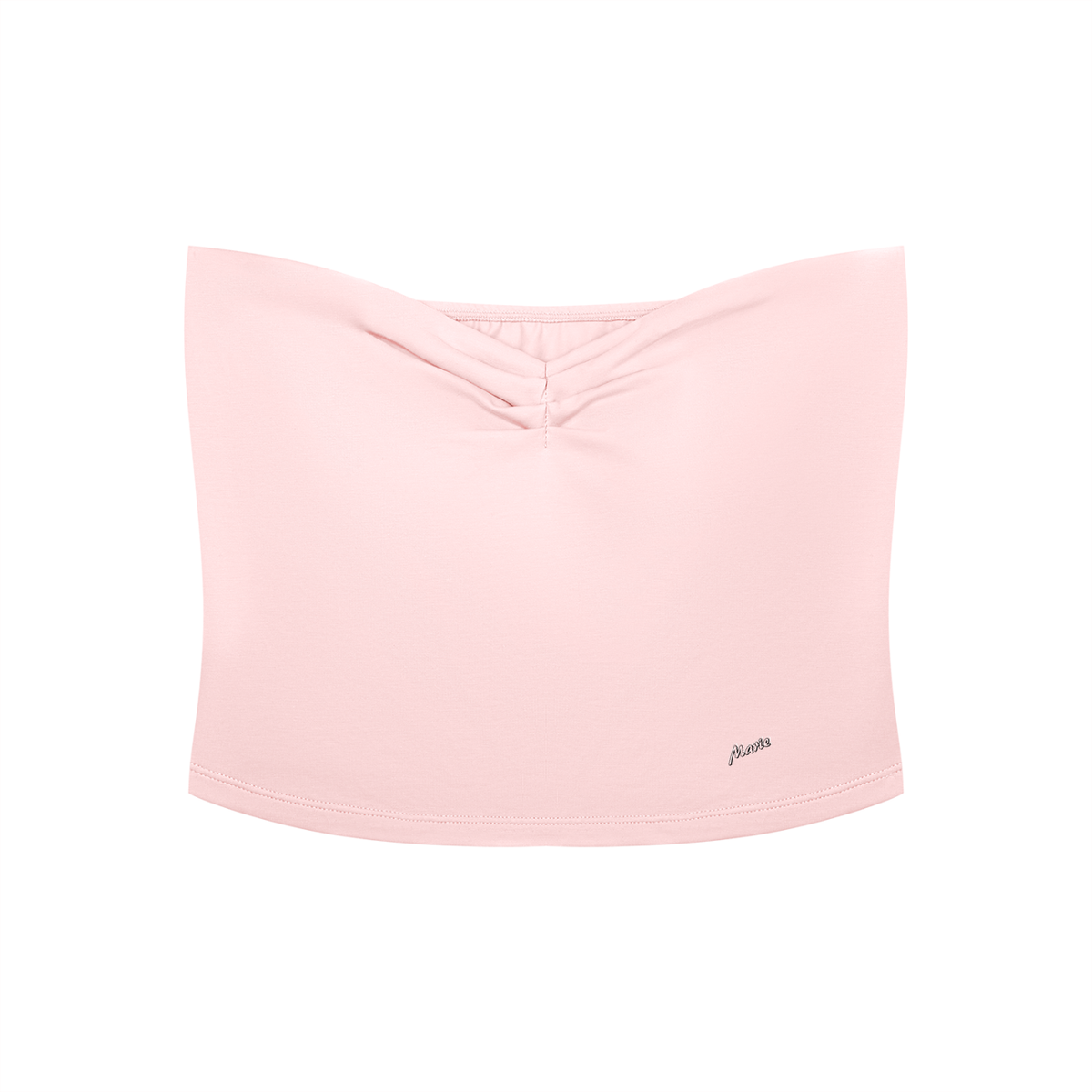 Women's Ruched Cropped Tube Top