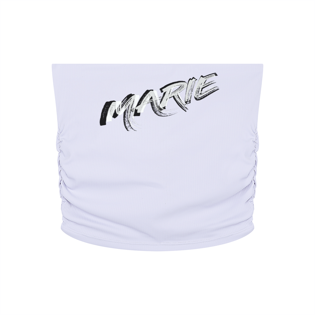 Women’s Ruched Cropped Yoga Tube Top