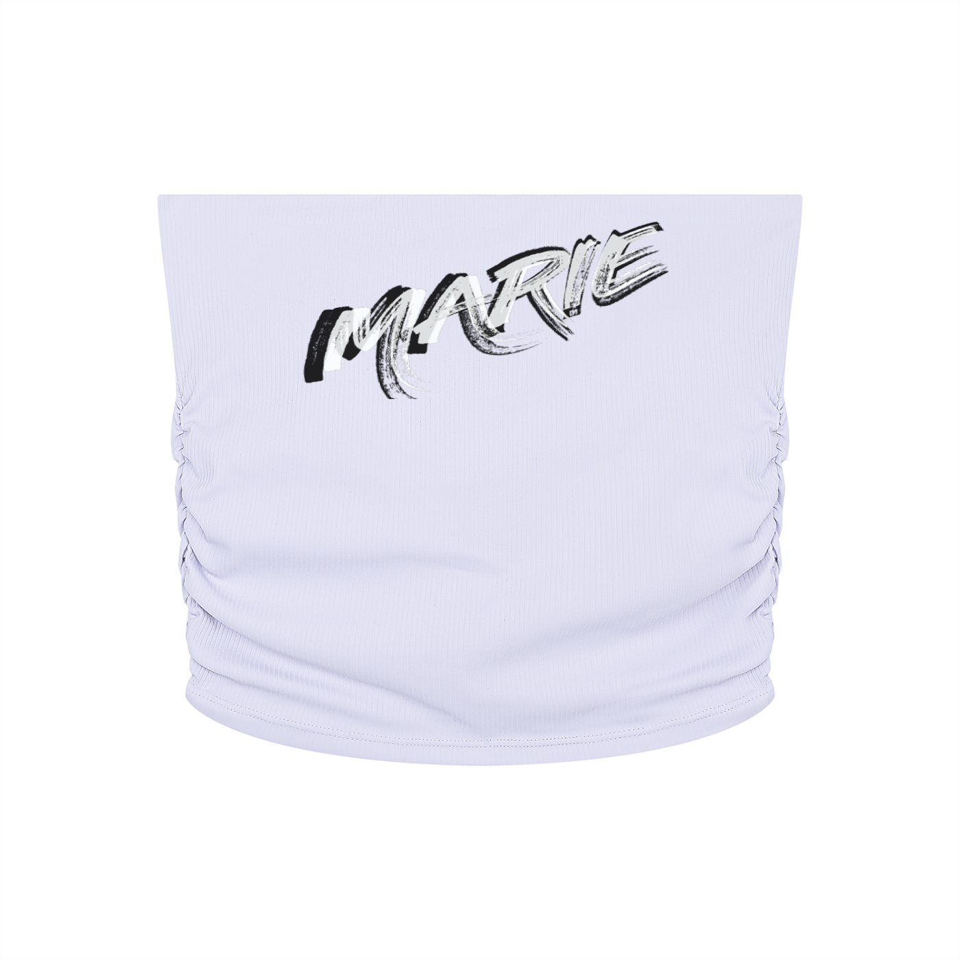 Women’s Ruched Cropped Yoga Tube Top