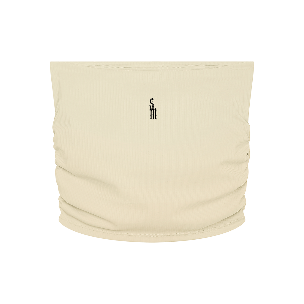 Women’s Ruched Cropped Yoga Tube Top