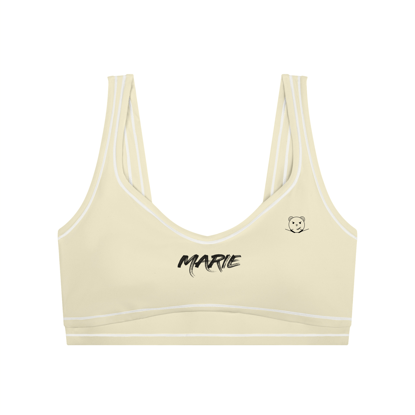 Women’s Topstitching Yoga Sports Bra