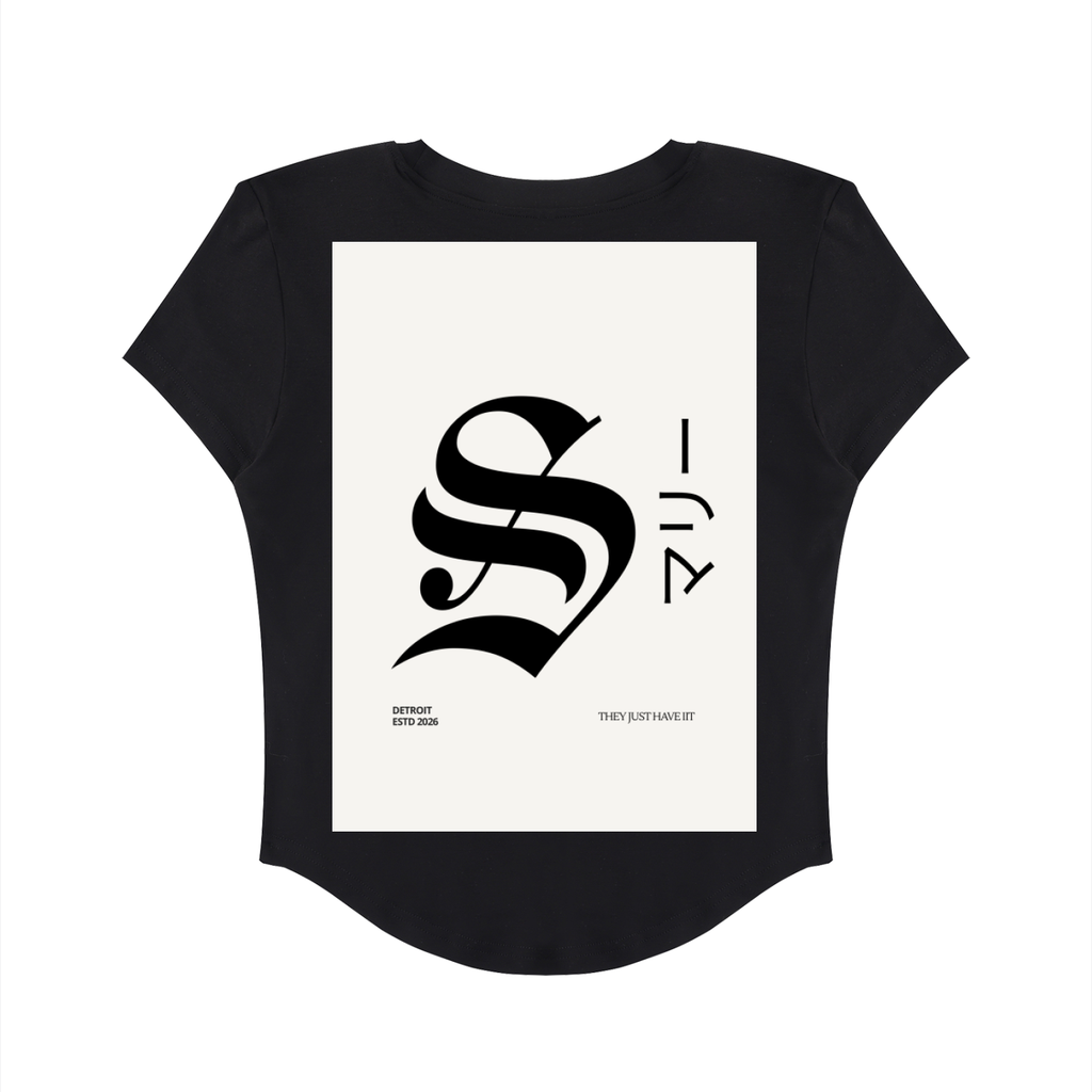 Women's Paneled Crop T-Shirt
