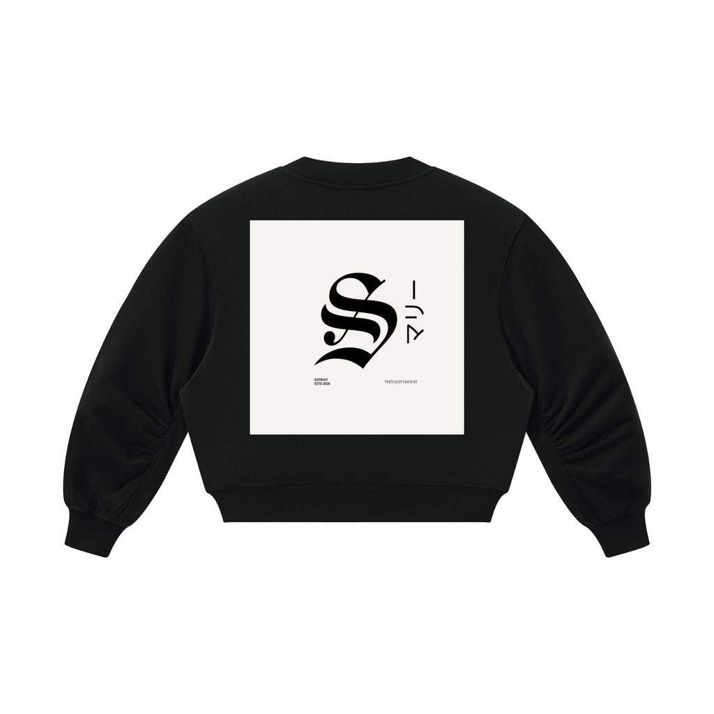 Women’s Crop V-Neck Sweatshirt