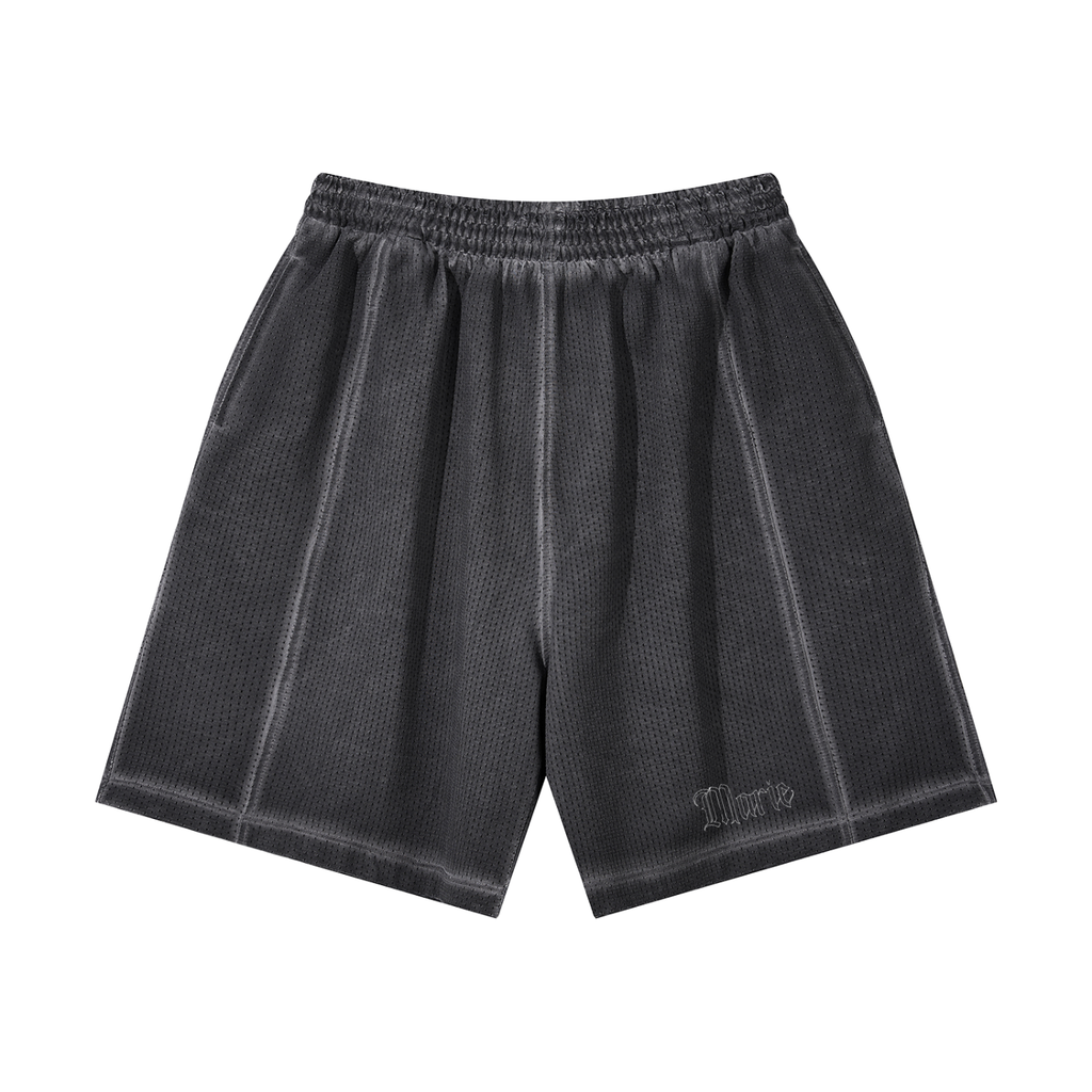Unisex Vintage Wash Mesh Shorts
