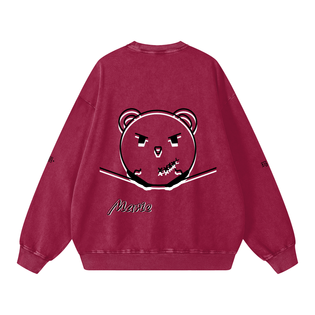 Snow Washed Oversized Sweatshirt