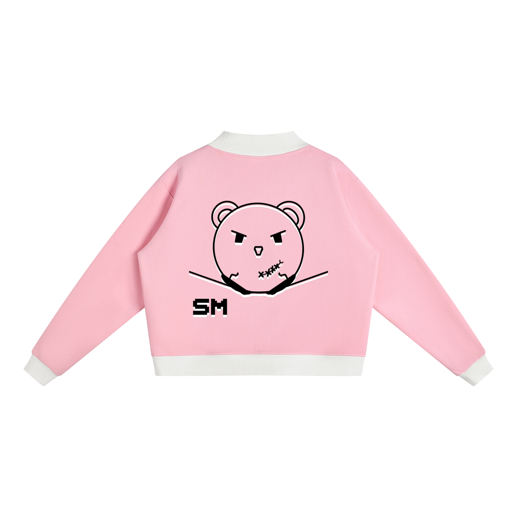 Women’s Mock Neck Crewneck Sweatshirt