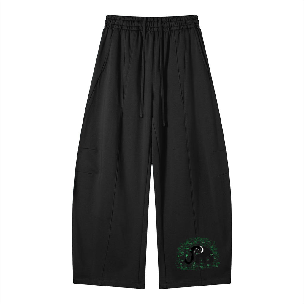 Heavyweight Wide Leg Panel Sweatpants
