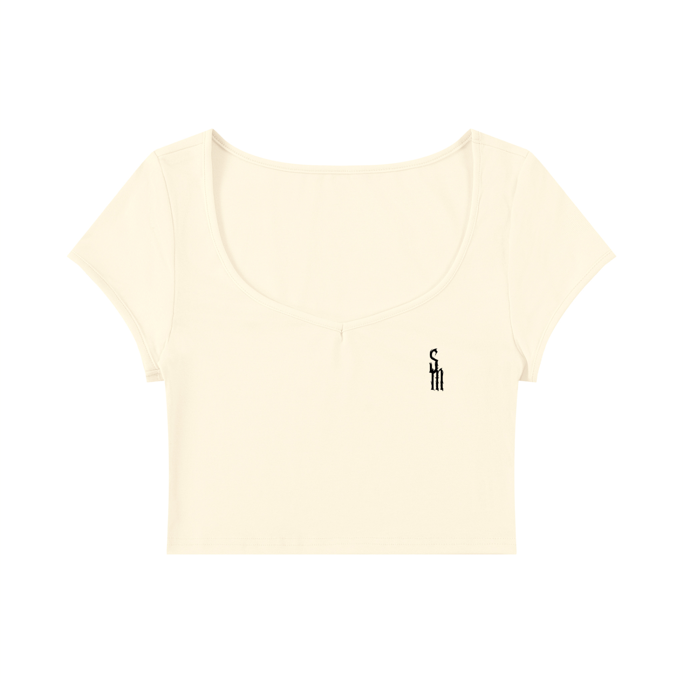 Women's Slim Cap Sleeve Crop T-Shirt