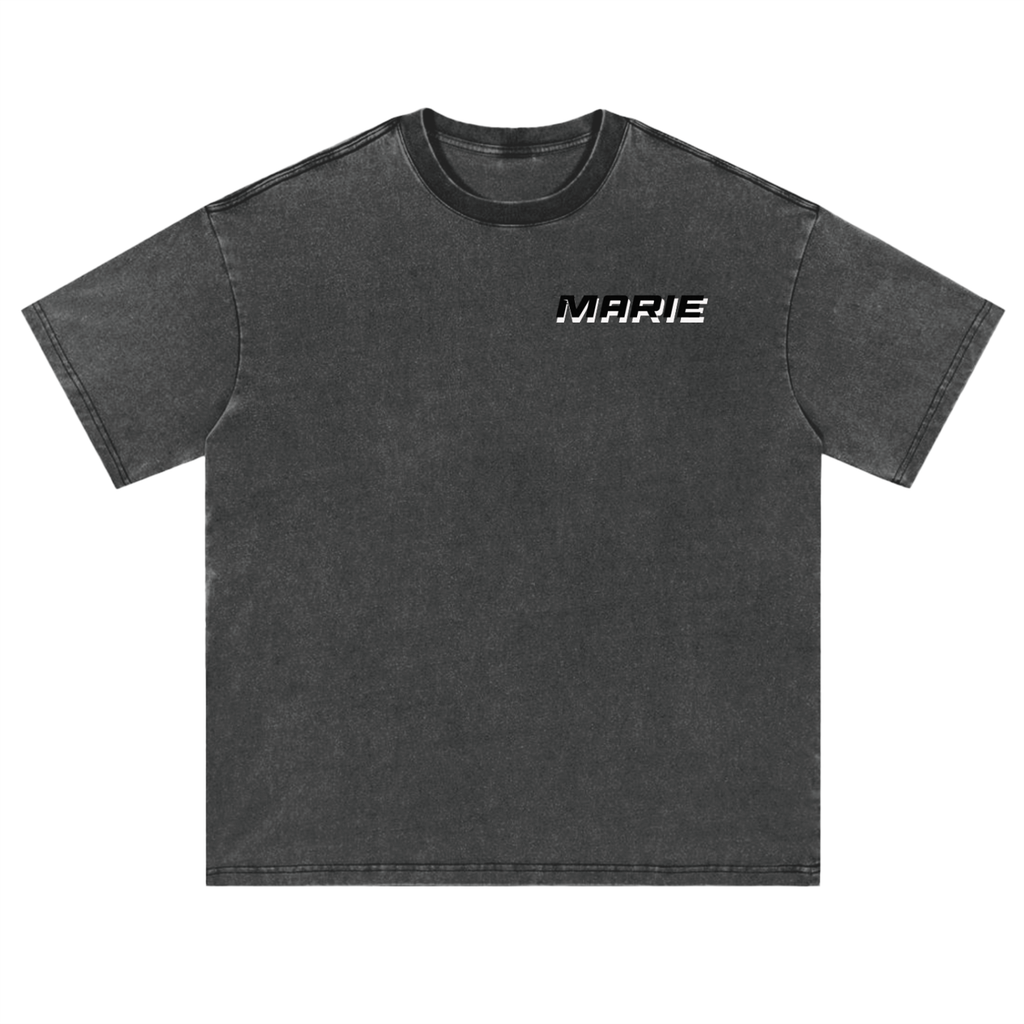 Vintage Washed Loose Fluffy T-Shirt