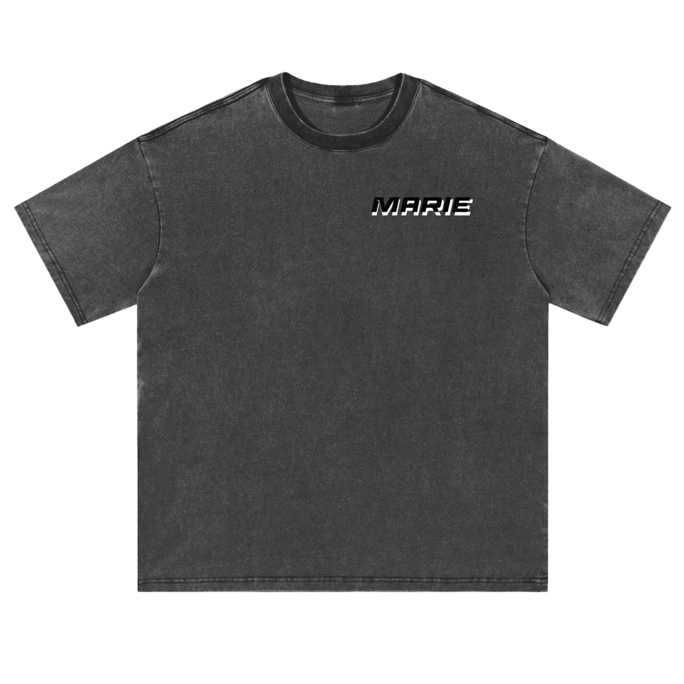 Vintage Washed Loose Fluffy T-Shirt