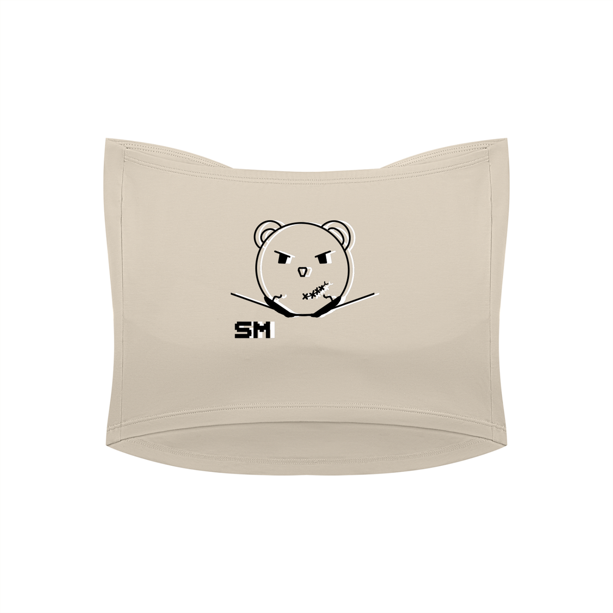 Women's Ruched Cropped Tube Top