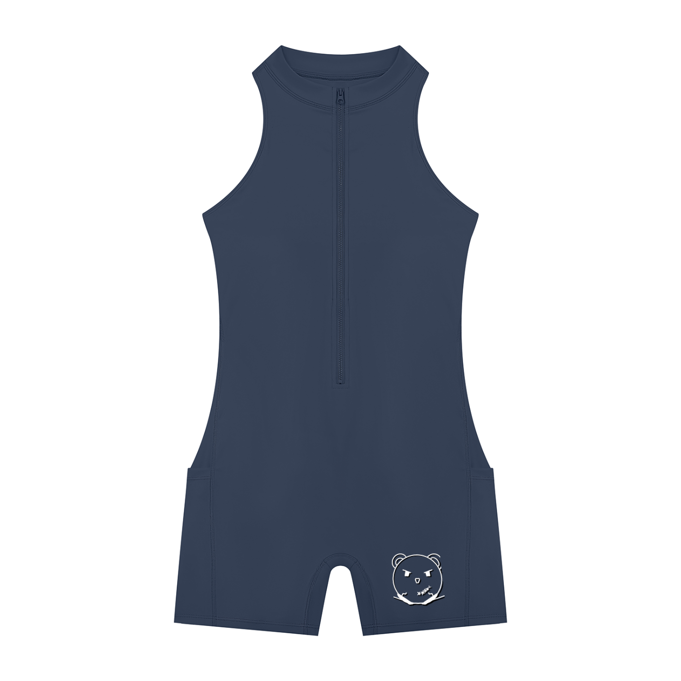 Women’s Quarter-Zip Yoga Romper