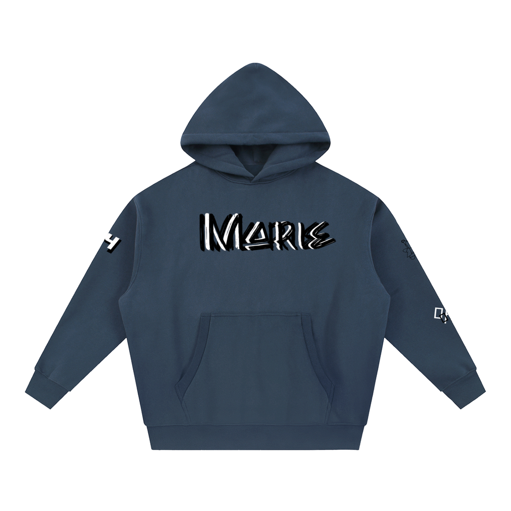 Essential Oversized Boxy Fit Fleece Hoodie