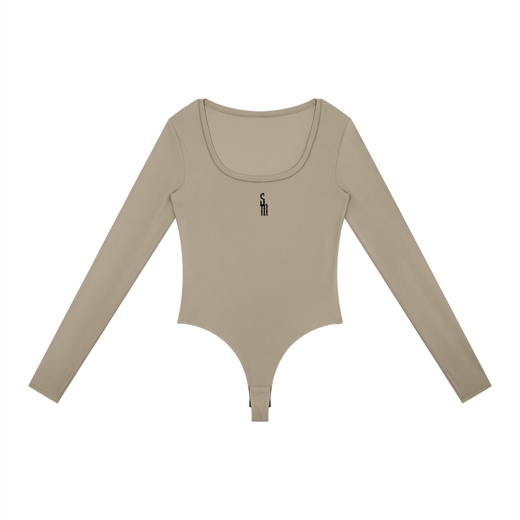 Women's Tight Long Sleeve Yoga Bodysuit
